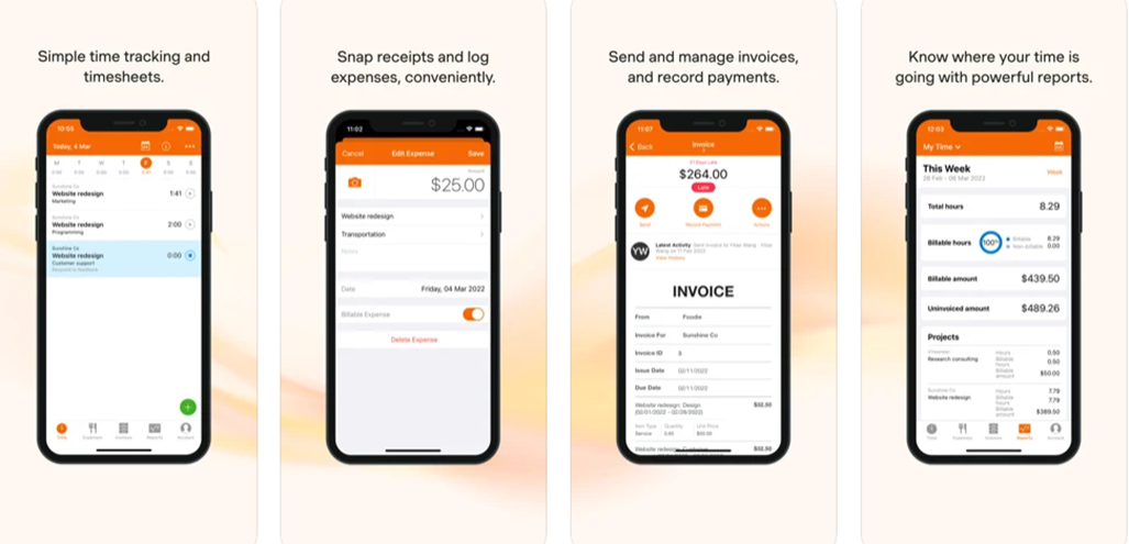 Harvest Best Utility app for startups demo
