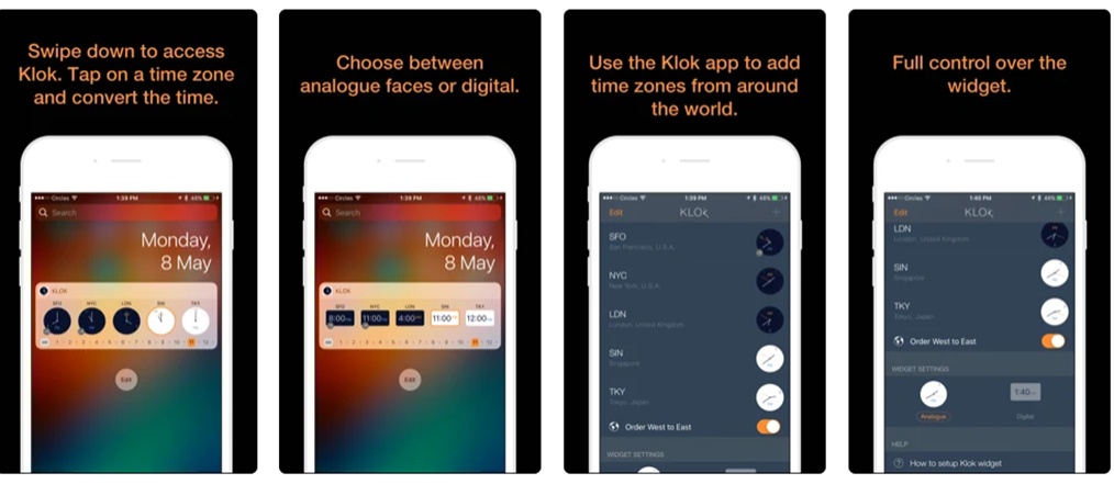 Klok utility app for businesses and startups demo image
